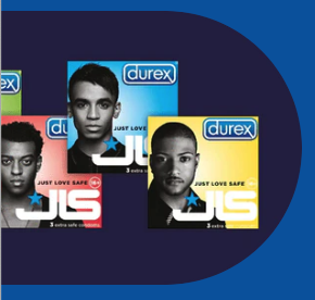 variety of Durex JLS packshots