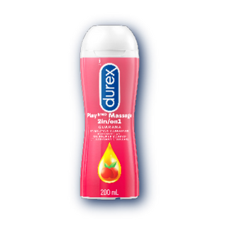 Durex Play Massage 2 in 1 Guarana Lubricant bottle