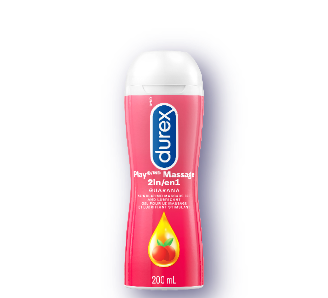 Durex Play Massage 2 in 1 Guarana Lubricant bottle