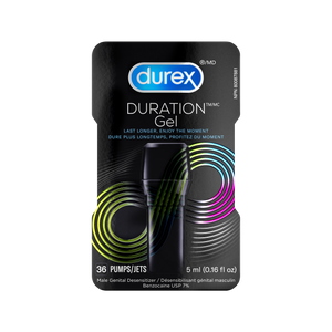 Le gel Durex Duration dans son emballage.
