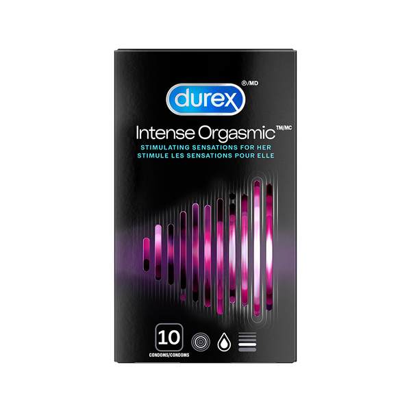 Préservatifs Durex Intense Orgasmic, nervurés et texturés