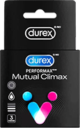 Condoms Durex Mutual Climax, paquet de 3