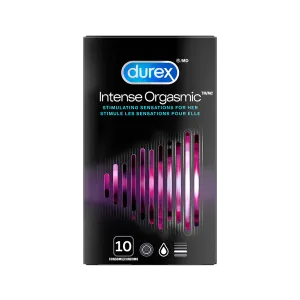Préservatifs Durex Intense Orgasmic, paquet de 10