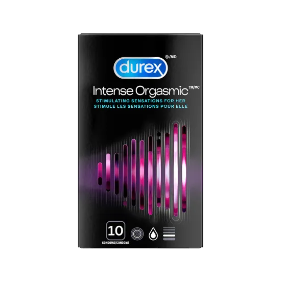 Durex Intense Orgasmic condoms, 10 pack